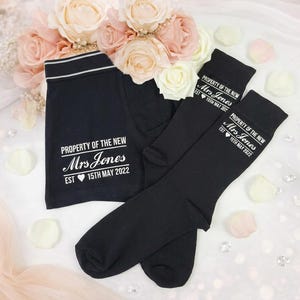 Personalised Boxers & Socks Set – Wedding Day Gift for Groom