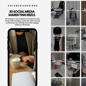 20 Engagement Instagram Video Reels | Marketing Instagram Reels Templates | Coach Instagram Reels | Social Media Marketing Reels Template