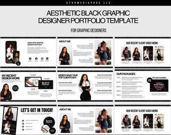 Modelo de Portfólio | Portfólio de Freelancer | Portfólio Upwork | Portfólio de Designer Gráfico | Portfólio Minimalist | Designer Gráfico |