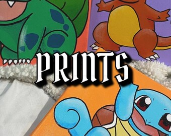 DIGITAL Kanto Starter Prints