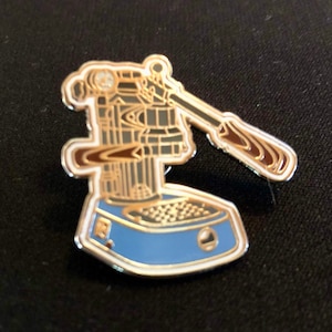 Misty Blue La Pavoni Espresso Machine Pin
