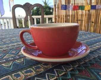 Loveramics 300 ml Egg Cup & Saucer Potters Rose Brand New