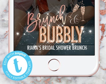 bubbly brunch filter etsy