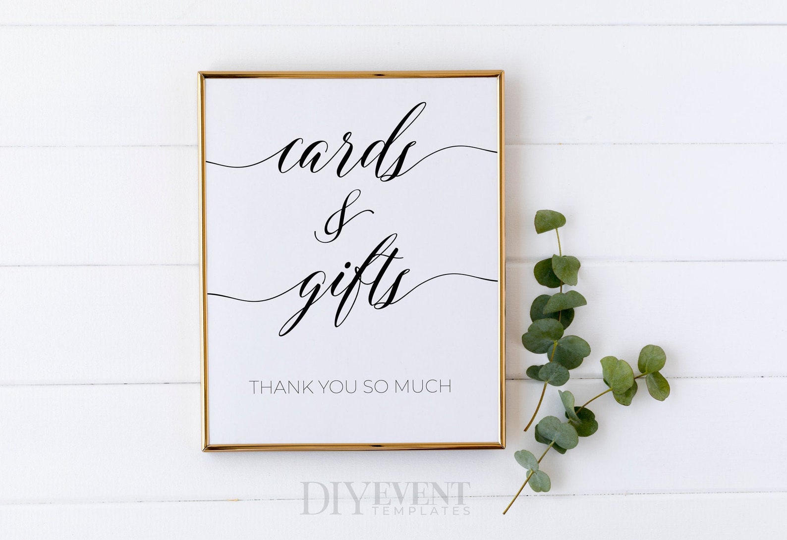 Baby Shower Cards &amp; Gifts Sign INSTANT DOWNLOAD Printable - Etsy