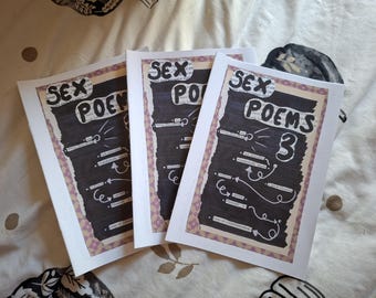 Sex Poems Vol. 3: an Erotic Blackout Poetry Zine