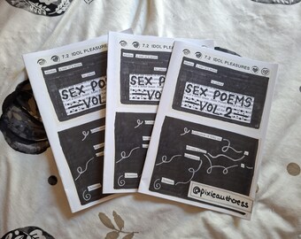 Sex Poems Vol. 2: an Erotic Blackout Poetry Zine