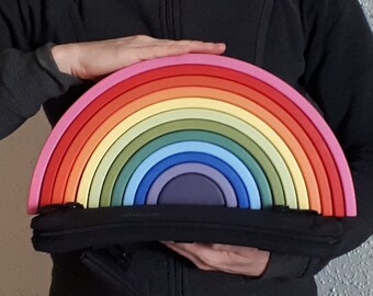 12 Piece Color Rainbow, 14.5" long, 3" wide