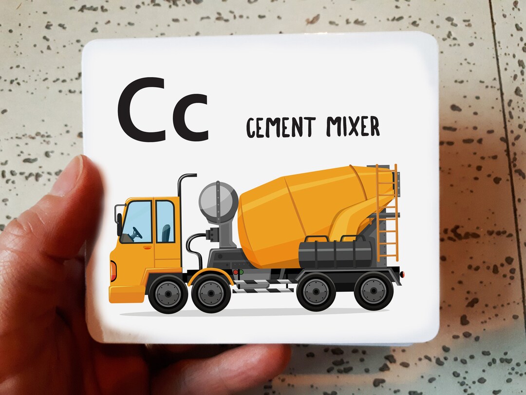 Vehicle ALPHABET Cards CAPS and Lower Case INSTANT Download Toddler