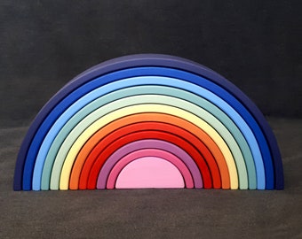 12 Piece Color Rainbow, 14.5" long, 3" wide