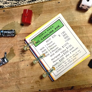 Repurposed Board Game Journal