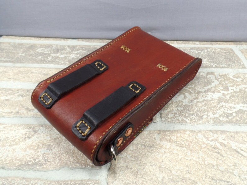 Leather Belt Pouch Lined Phone Pouch EDC Cell Phone Holster Gift for Boyfriend Heavy Duty Phone Pouch