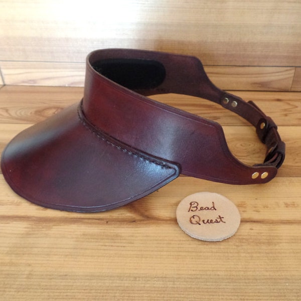 Leather Visor Etsy