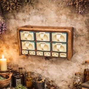 Porta spezie, mensola in legno antica, oggetto da collezione vintage, decorazione murale antica, consolle da parete originale, piccolo mobile unico