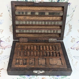 Physics box vintage math gift idea storage box wooden apparatus antique wooden box craft jewelry box old order thickness gauge