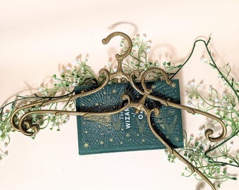Brass coat hanger Art Nouveau