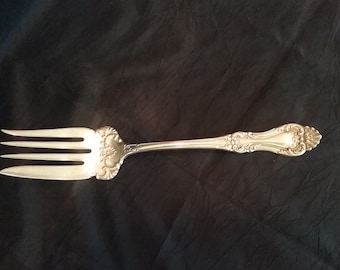 Wm A Rogers A1 Pat Apr 4 99 - 1899 Silver Serving Fork - Rare