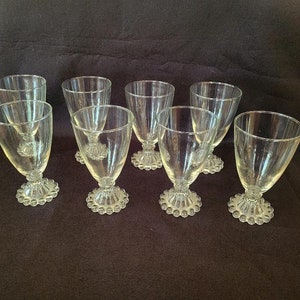 Vintage Anchor Hocking Boopie Set of 8 Juice Glasses - 4.5” Tall