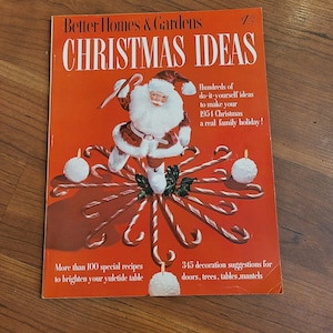 Vintage Better Homes and Gardens Christmas Ideas 1954 Edition