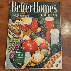 Vintage Better Homes and Gardens Christmas Issue 1953