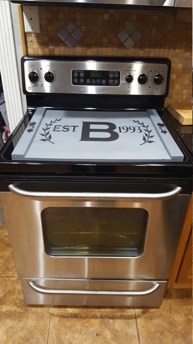 Gas Stove Cover Tray Wooden Tray For Stove Top Stove Cover Etsy