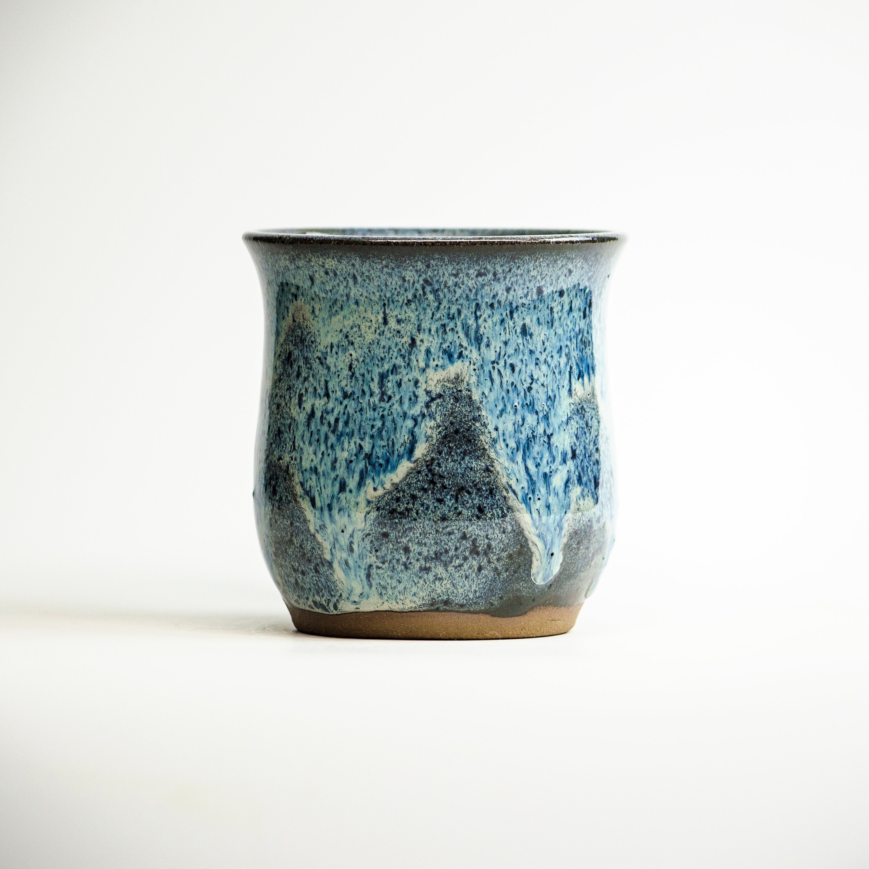 Surf Blue Stoneware Mug Personalized Hygge Pottery Made to - Etsy