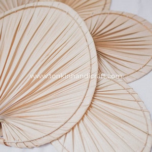 Palm Fan Pattern Set of 6 Palm Dried Fans, Wall-hanging Fans, Woven Fan, House ...