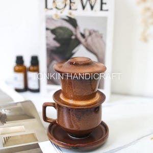 Coffee Phin Filter, Vietnamese Aluminum Anode Coffee Phin Filter, Vietnamese Coffee Dripper, Free Laser Engraving, High-Quality Stainless