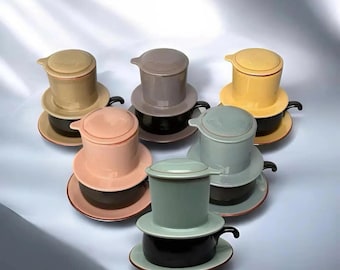 Coffee Phin Filter, Vietnamese Aluminum Anode Coffee Phin Filter, Vietnamese Coffee Dripper, Free Laser Engraving, High-Quality Stainless