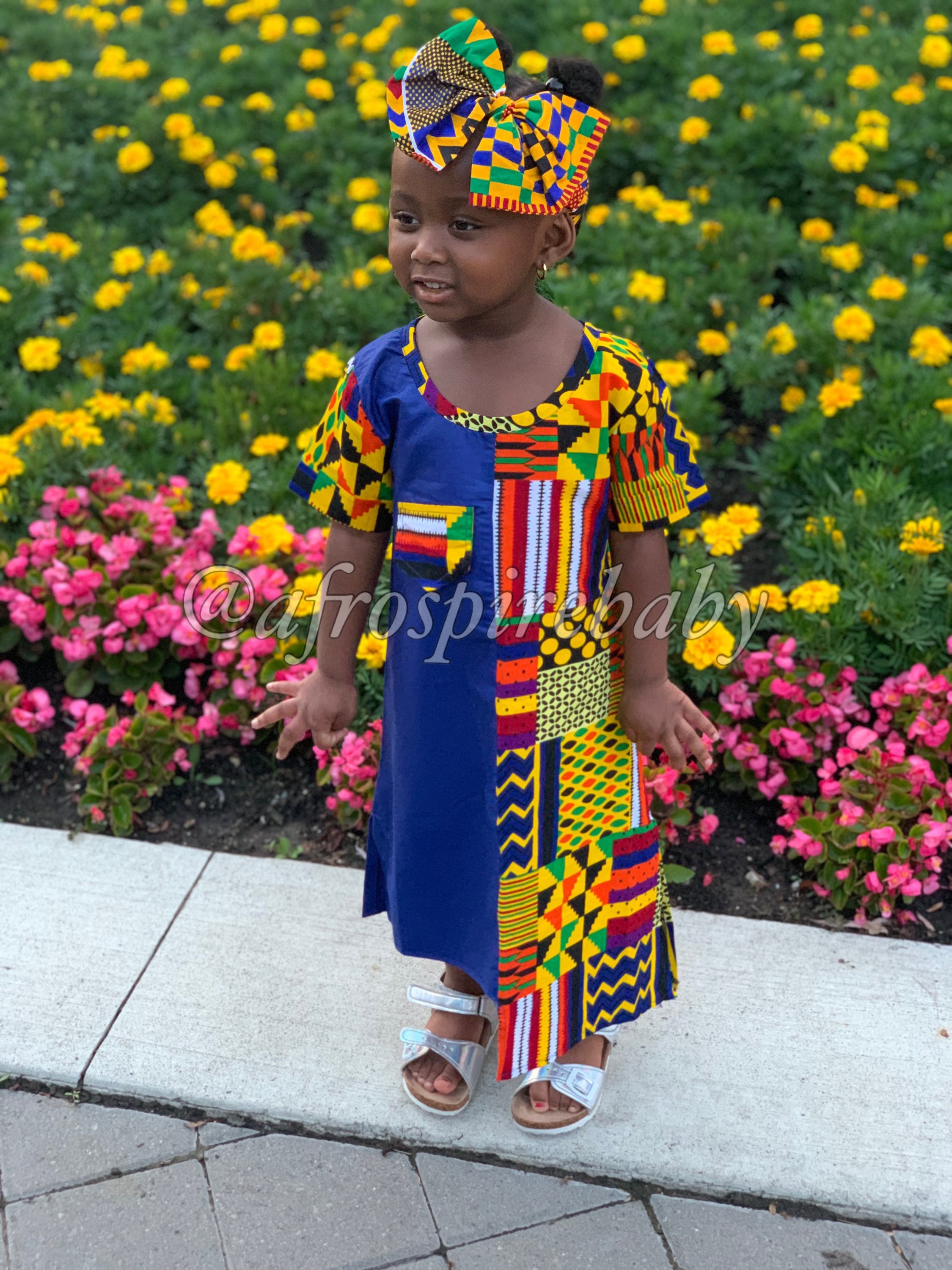 vestido africano / niñas Kente vestido / niñas vestido - Etsy