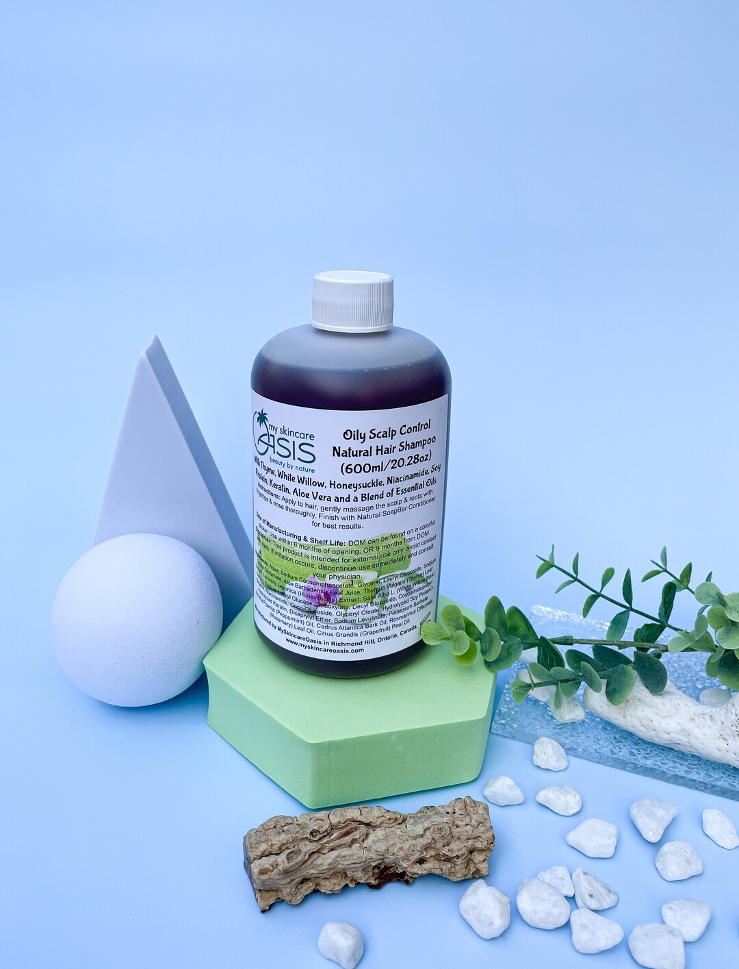 Oily Scalp Control Natural Hair Shampoo Etsy Canada