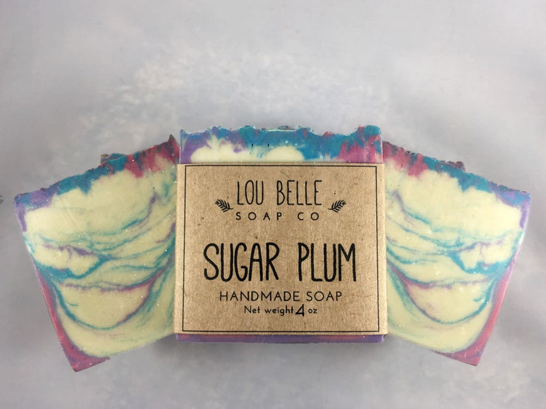 Sugar Plum Handmade Soap Vegan Cold Process Small Batch Soap Etsy