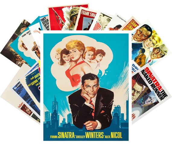 Postcard Set 24pcs Rock n Roll Movies Vintage poster