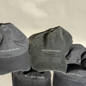 hell yeah broer hoed, papa hoed, grappige hoed
