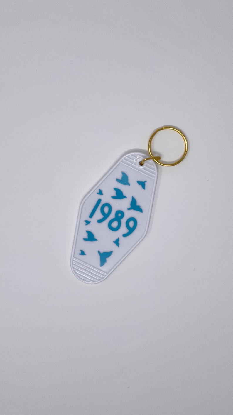 Taylor Swift Keychain 1989 Keychain Swiftie Keychain Etsy