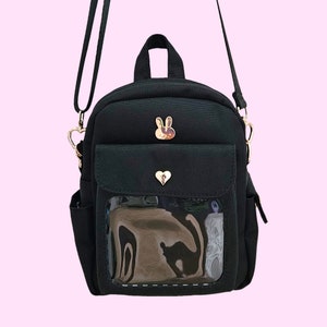 Ploof Pals Black Ita Bag | Crossbody Bag | Backpack