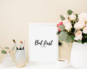 DIGITAL DOWNLOAD Desk/Office/Kitchen Print - Wall Art, Home Decor, Home Office, Desk Print, 5 sizes