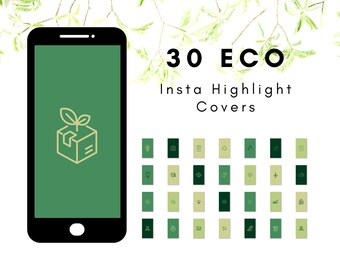 Instagram Story Highlight Covers | Icons, Social Media Icons, Pictures, Eco, Green, Neutral, Minimalist