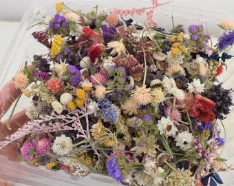 Confeti de flores: flores secas biodegradables para confeti de boda, decoración de mesas para eventos, damas de honor, manualidades con resina, fabricación de velas y mucho más.