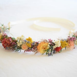 Custom Dried Flower Crowns for Weddings & Events, Personalized Dried Flower Crowns. Bridal Crown, Bridesmaids, Flower Girl, Baby Crown