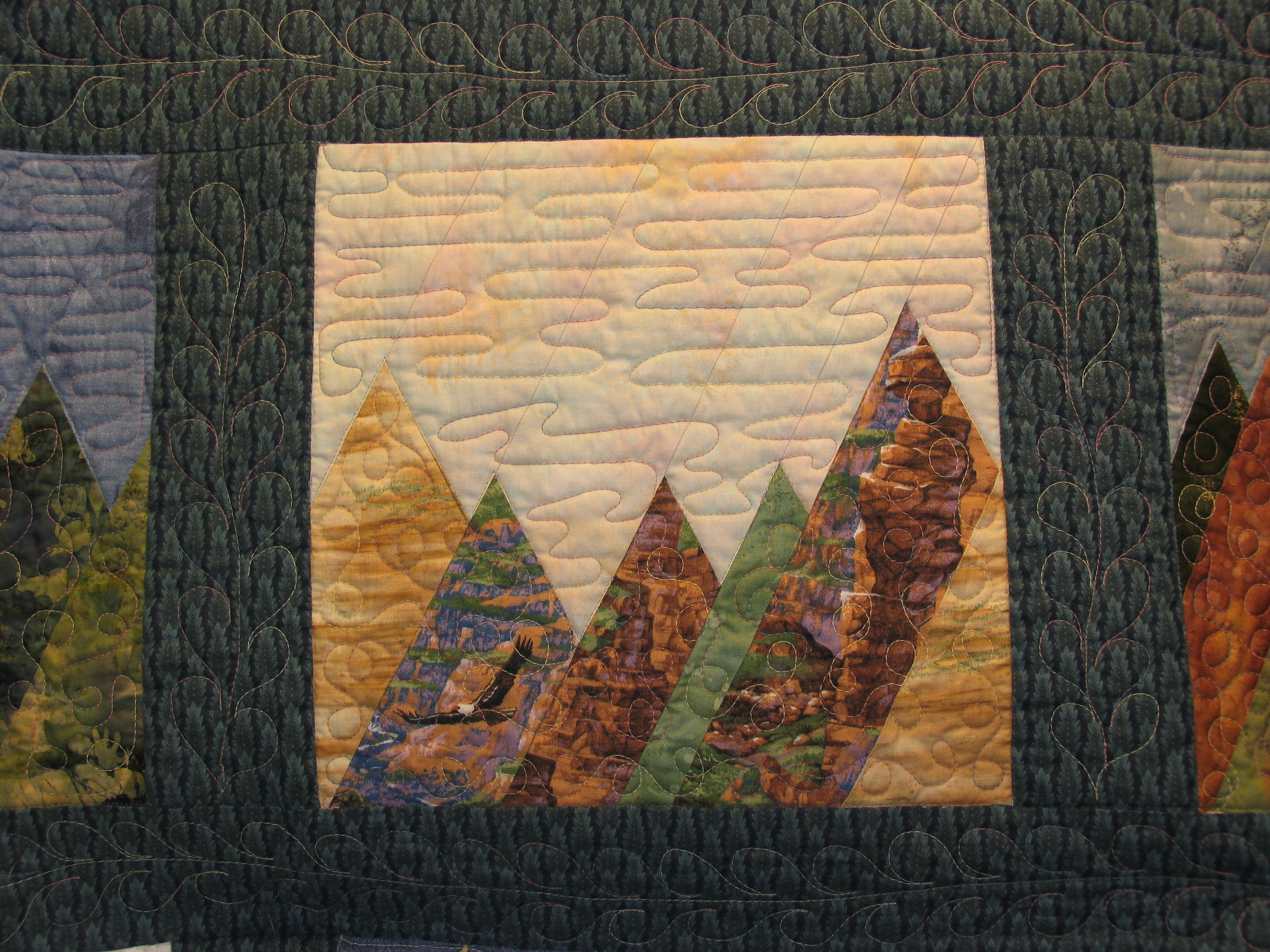 Quilt Pattern Rocky Mountain Gallery Etsy