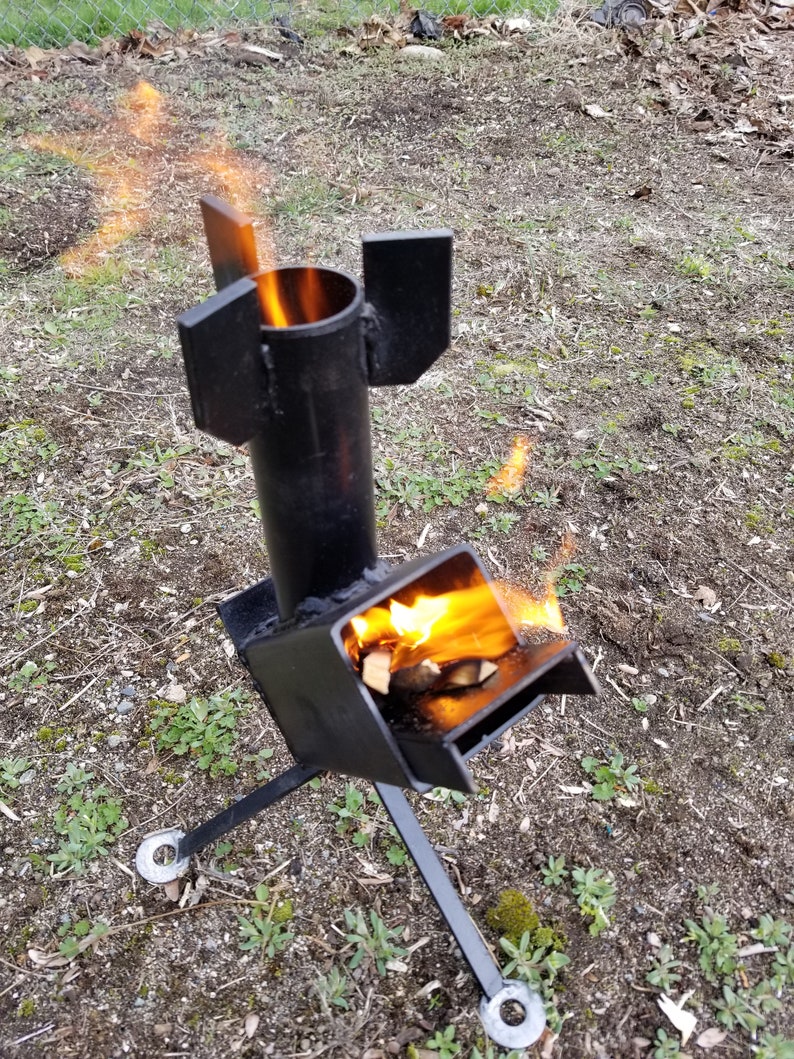 Inferno Bedrock Base Rocket Stove Auto Feeding Collapsible ...