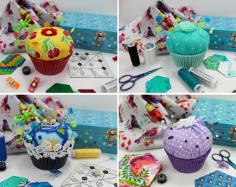Whimsical Cupcake Pincushion - Sweet and Functional Sewing Companion