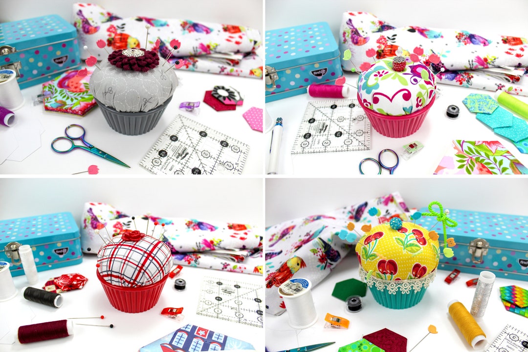 Whimsical Cupcake Pincushion - Sweet and Functional Sewing Companion - Etsy