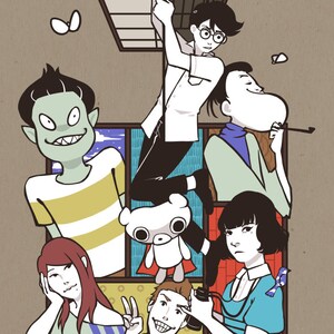 四畳半神話大系 プリントポスター - Etsy 日本