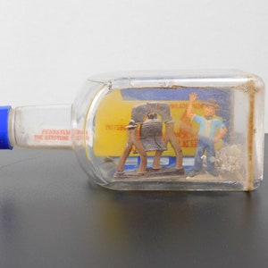 Vintage, Pennsylvania State, Plastic &quot;Snow Globe&quot; Shaped Bottle, Empty of Water