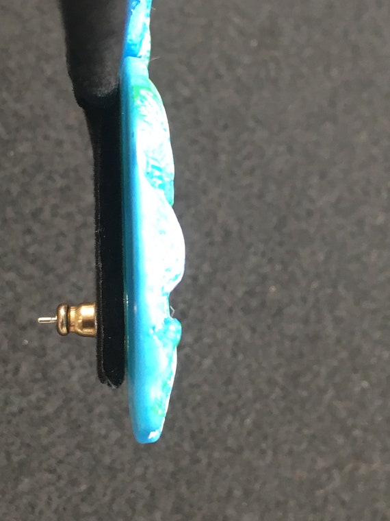 Retro, large, round, multi-colored, plastic, pier… - image 5