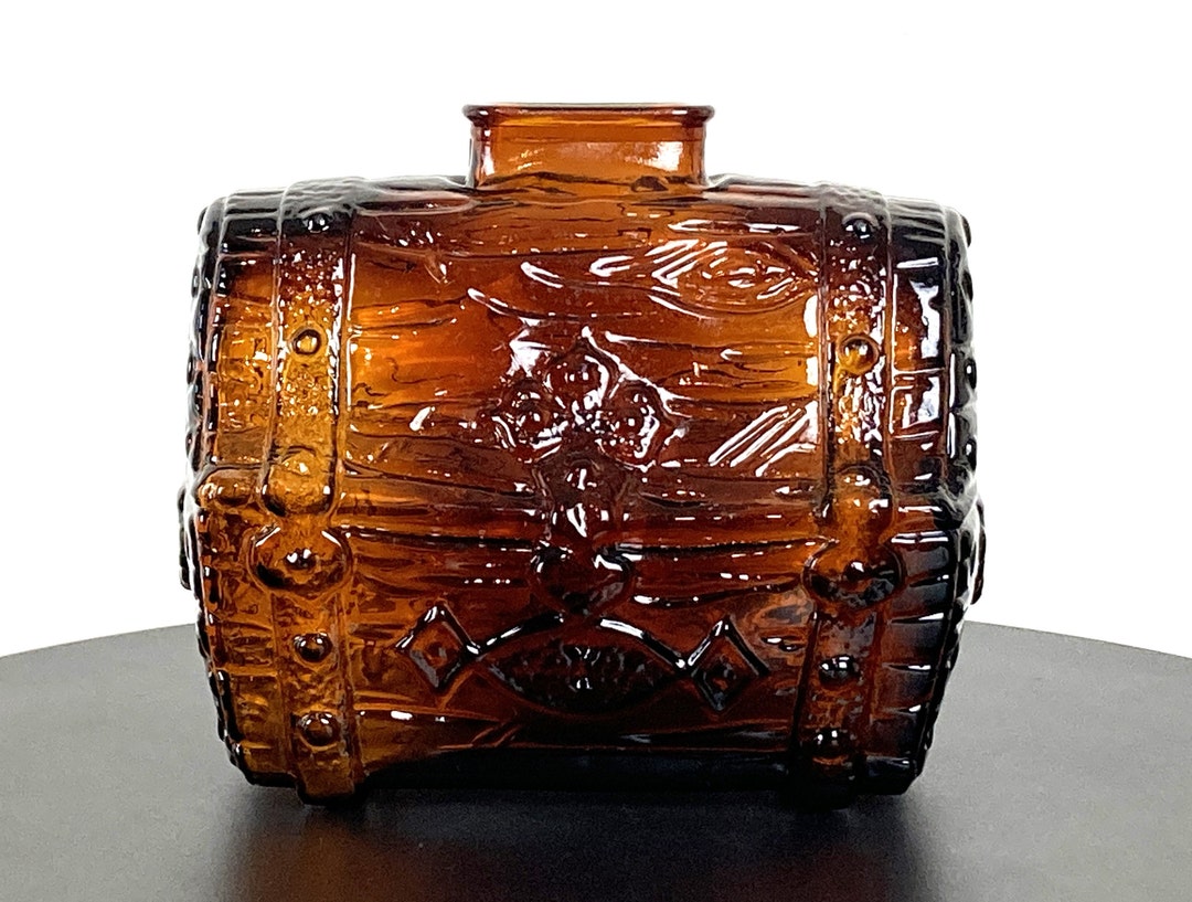 Vintage Dark Amber Glass pirate s Booty Coin Bank Etsy vintage-dark-amber-glass-pirate-s-booty-coin-bank-etsy