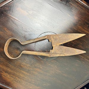 Antique, metal, hand shears or sheep shears