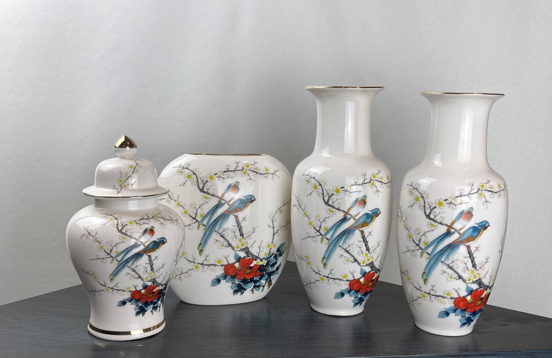 Vintage, Jay Fine China (japan), Classic Vases, Pillow Vase