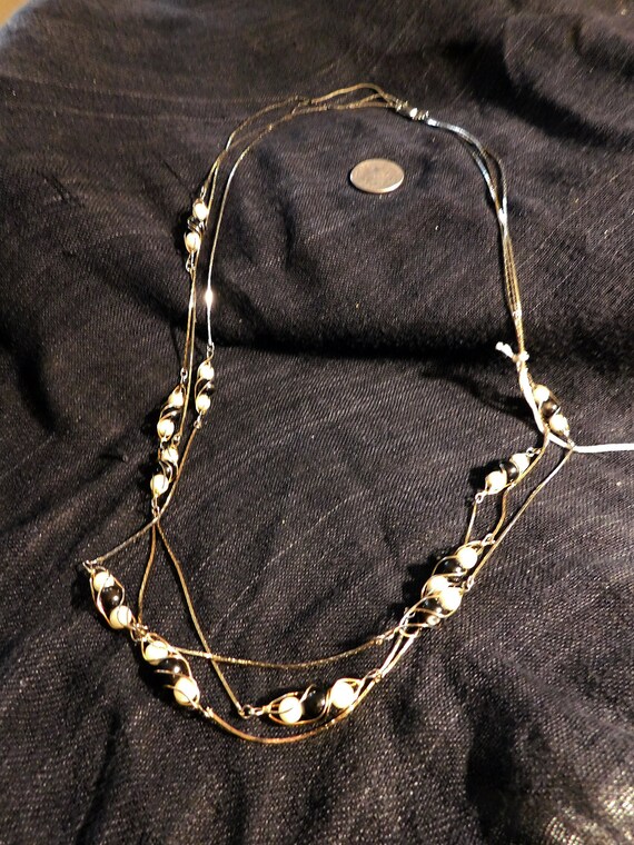 Vintage Silvertone / Goldtone Necklace